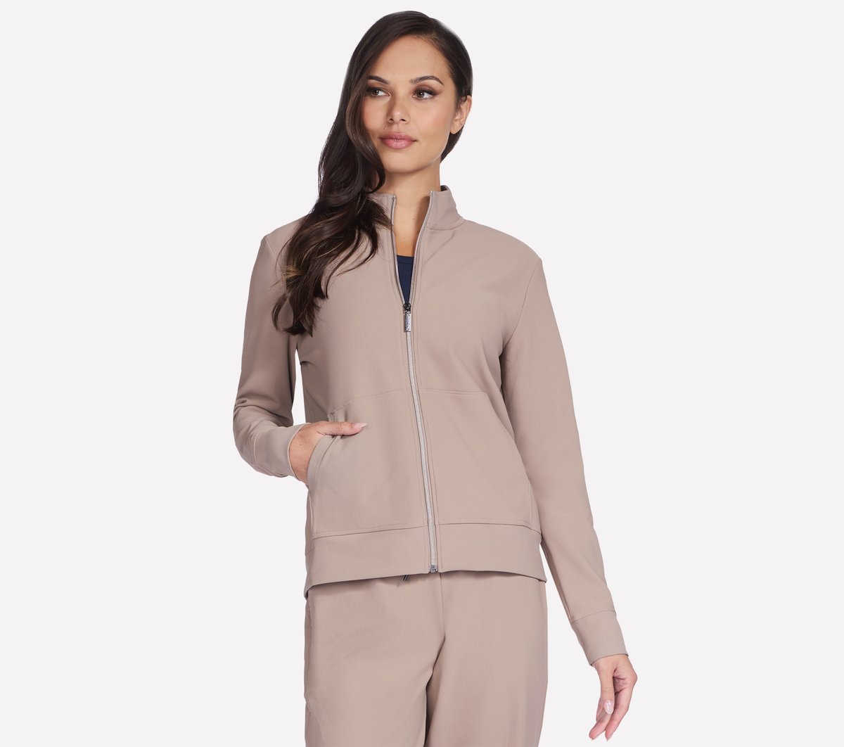 GO Luxe Rib Everyday Full Zip Jacket Skechers discount