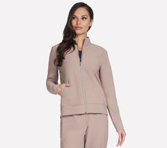 GO Luxe Rib Everyday Full Zip Jacket Skechers discount