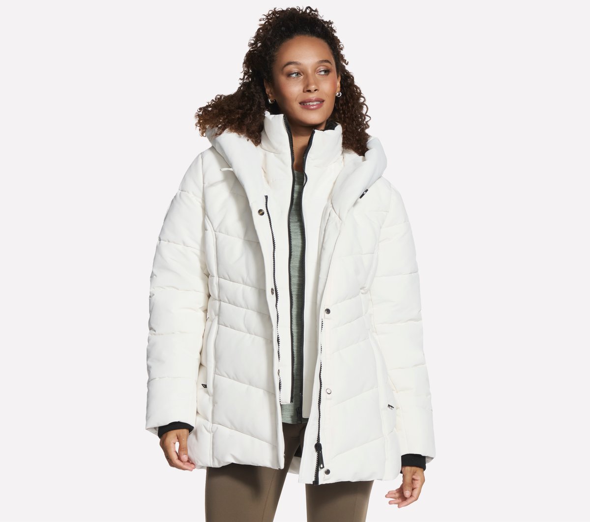 Cozy & Covered Puffer Skechers for sale