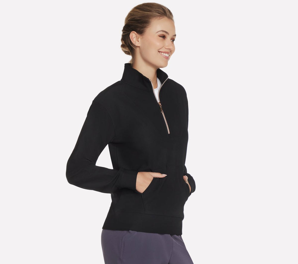 GO LUXE Rib 1/4 Zip Skechers on sale