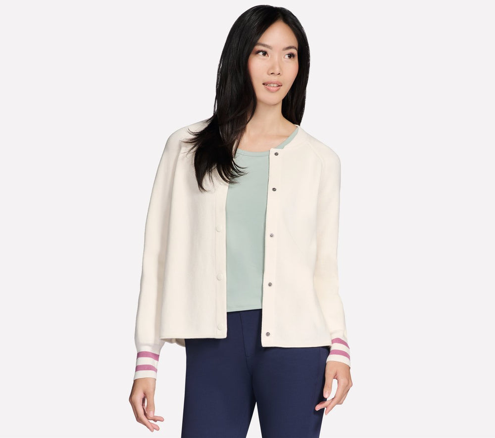 GO WALK Reflection Sweater Bomber Skechers discount