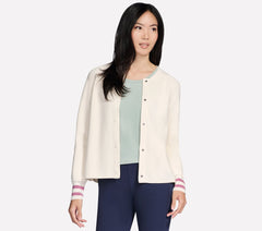 GO WALK Reflection Sweater Bomber Skechers discount