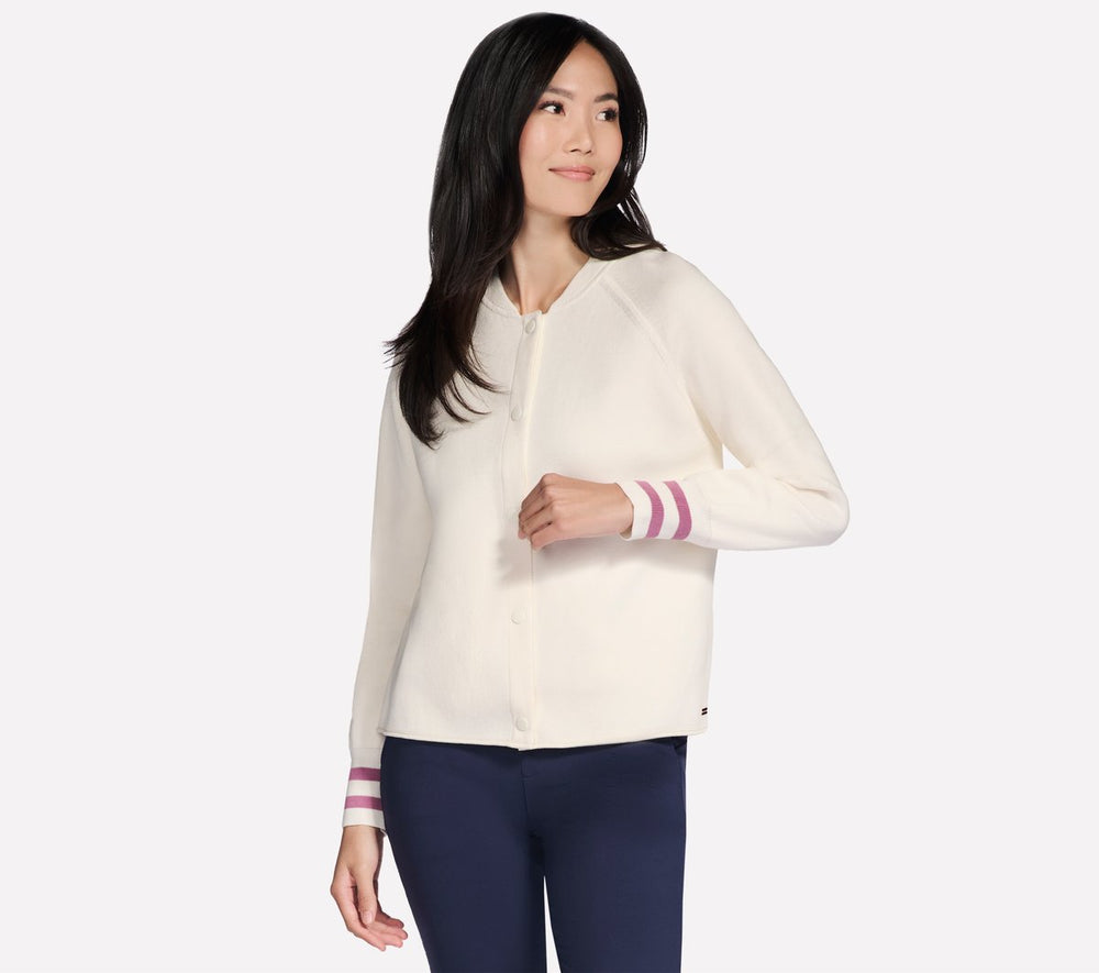 GO WALK Reflection Sweater Bomber Skechers discount