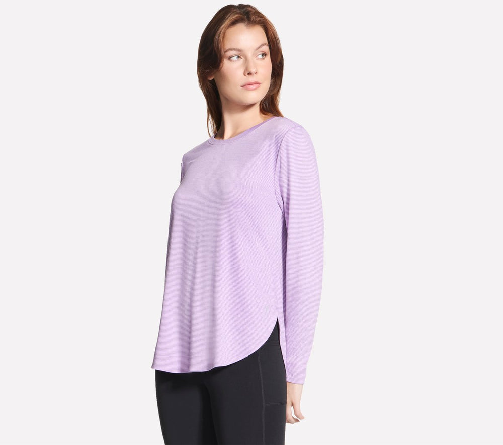 GO DRI Swift Stripe Long Sleeve Skechers online