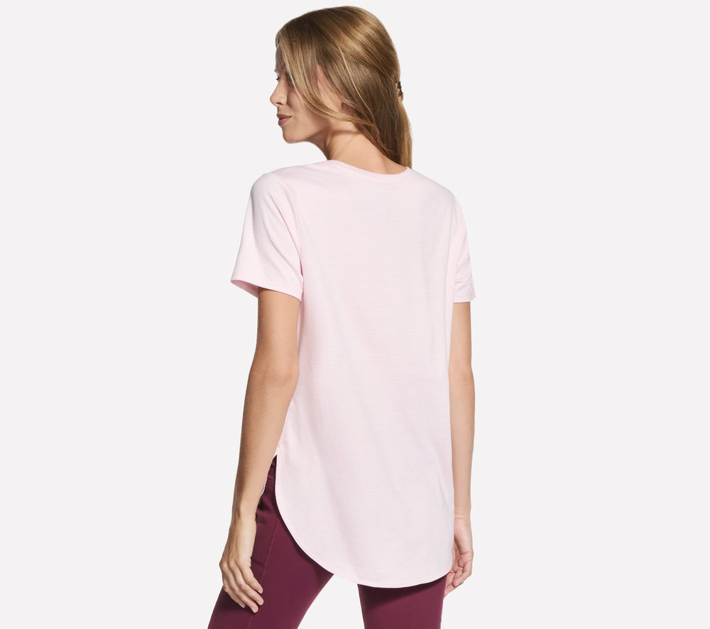 GO DRI Swift Stripe Tunic Tee Skechers on sale