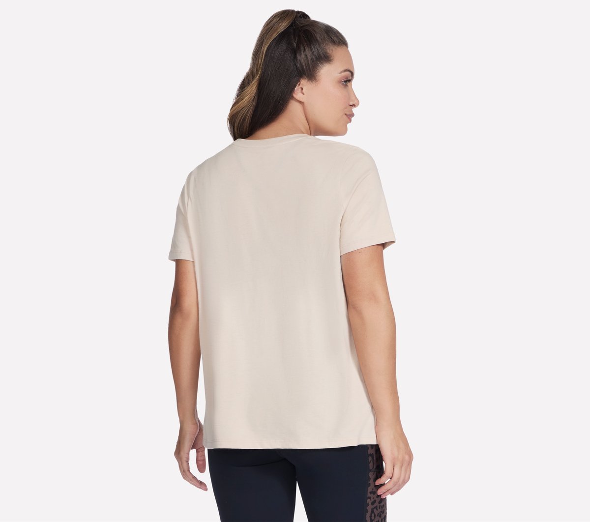Diamond Cheetah Short Sleeve Tee Skechers on sale