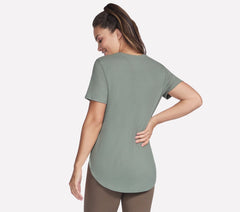 GO WALK Luxe Rib Tunic Tee Skechers discount