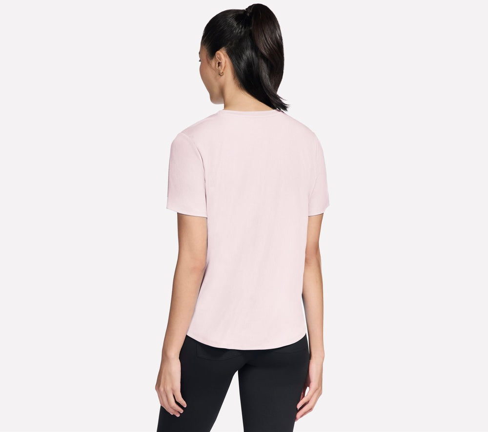 GO WALK Luxe Rib Tee Skechers for sale