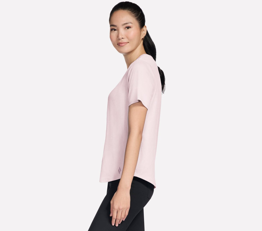 GO WALK Luxe Rib Tee Skechers for sale