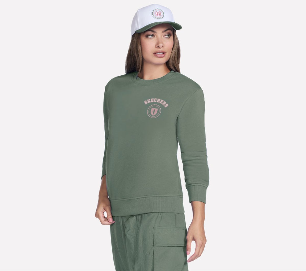 Collegiate Crest Crewneck Skechers on sale