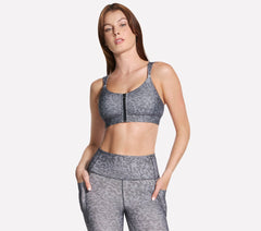 GO WALK Evolution Printed Zip Front Bra Skechers sale