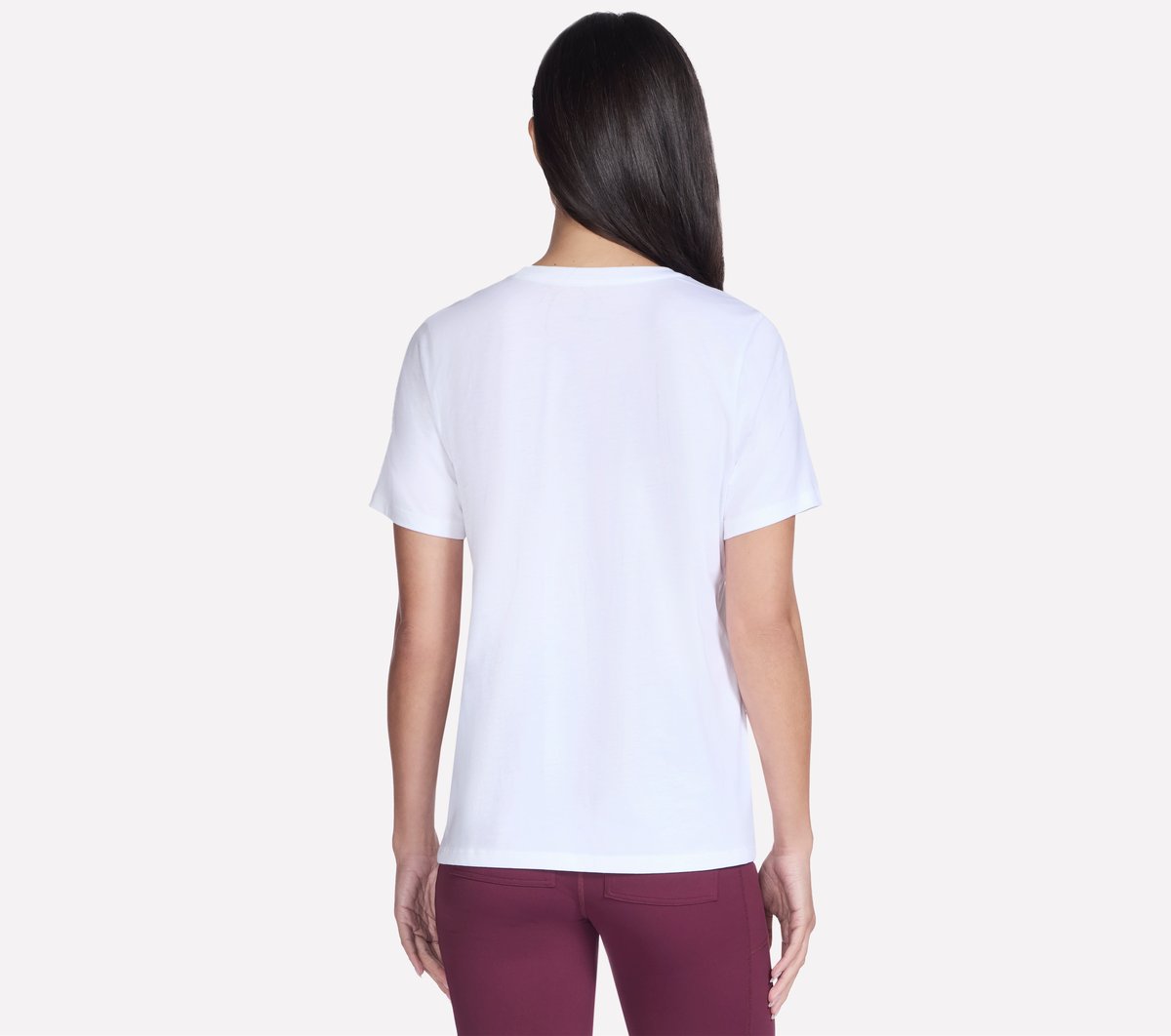 Floral Diamond Short Sleeve Tee Skechers outlet