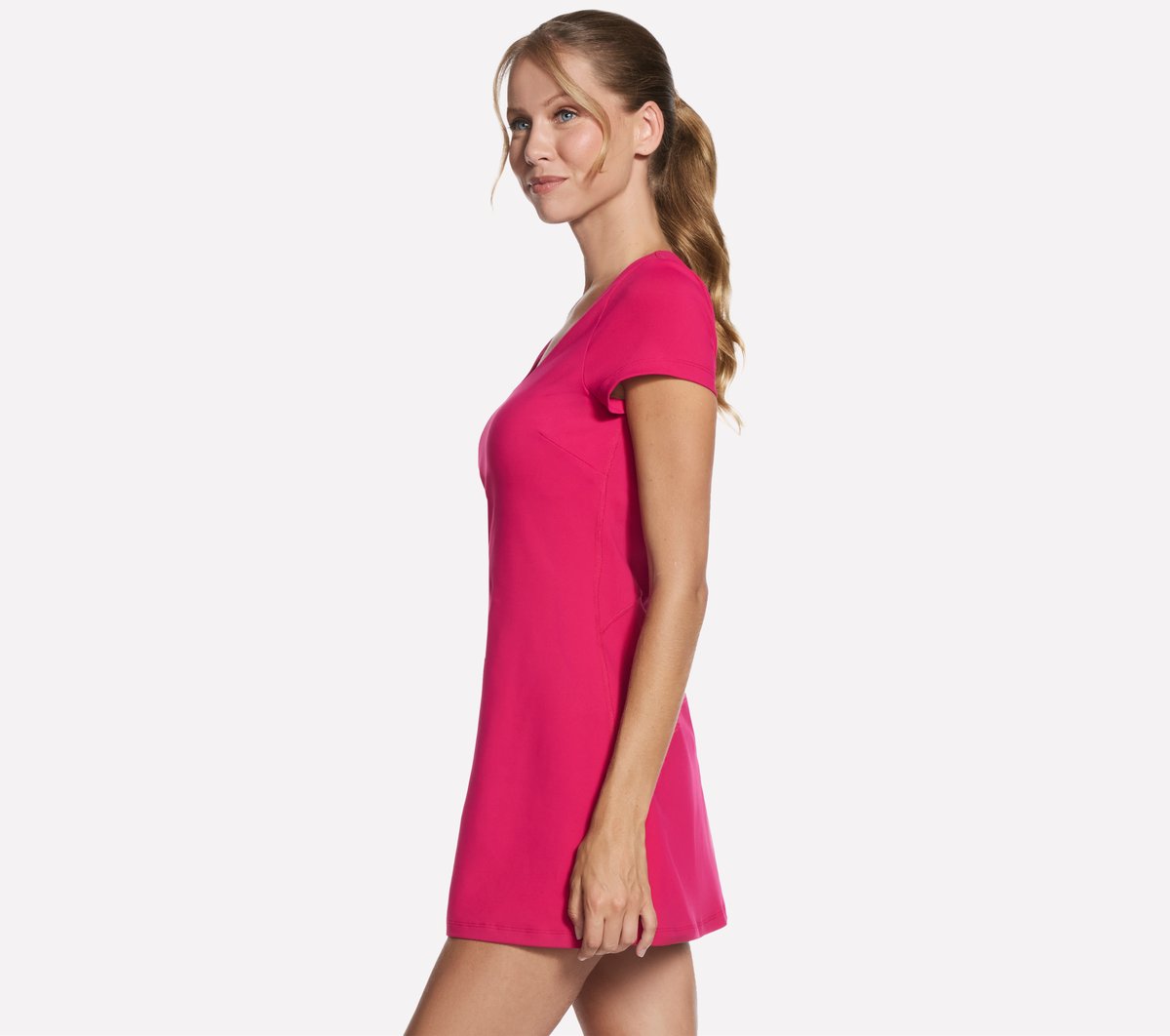 GO WALK Scoop Short Sleeve Dress Skechers US