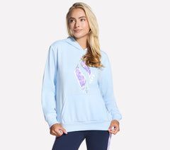 Floral Diamond Pullover Hoodie Skechers on sale