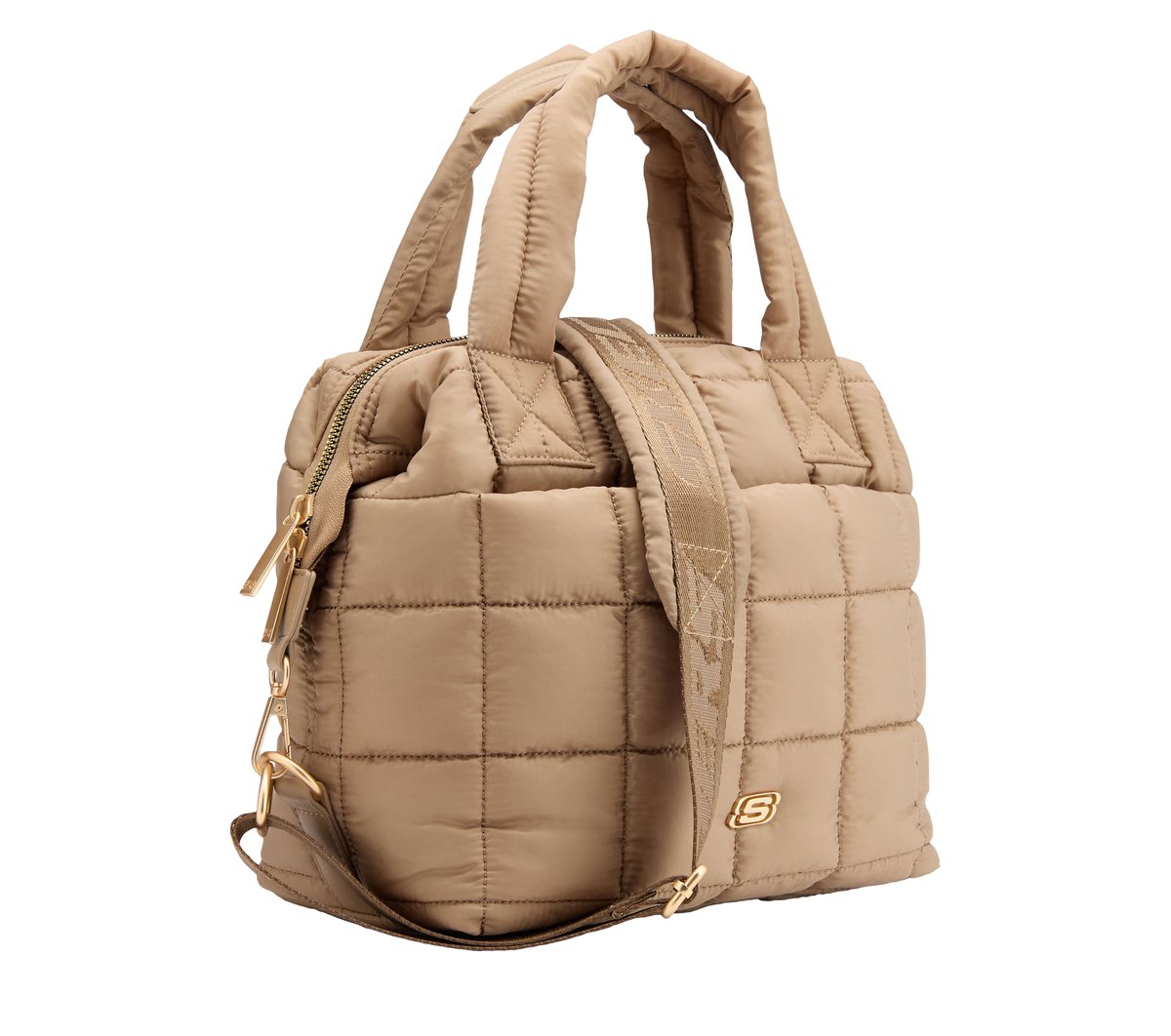 Mini Quilted Puffer Tote Skechers on sale