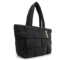 Quilted Checkered Shopper Bag Skechers sale