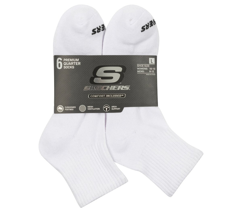 6 Pack Core Quarter Large Socks Skechers sale