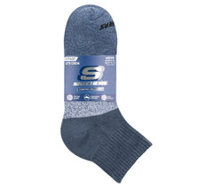 3 Pack Men's Colorblock Quarter Socks Skechers outlet