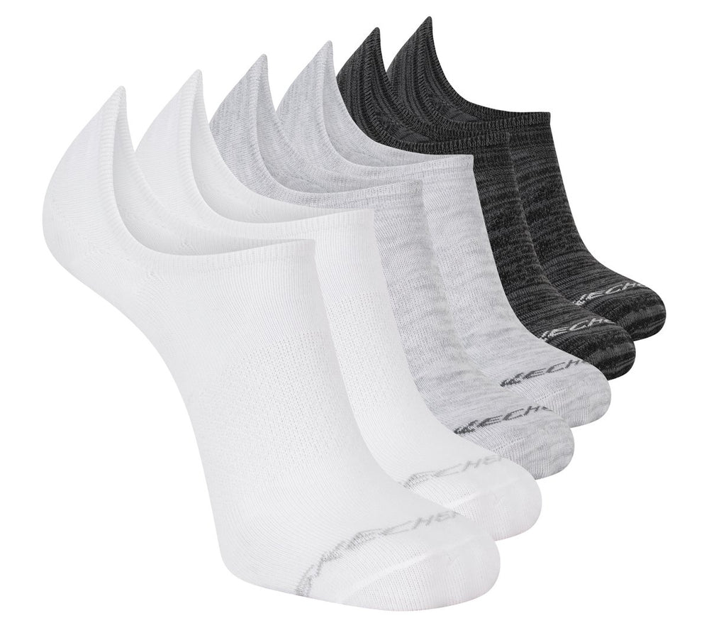 6 Pack Men's Sneaker Liner Socks Skechers sale