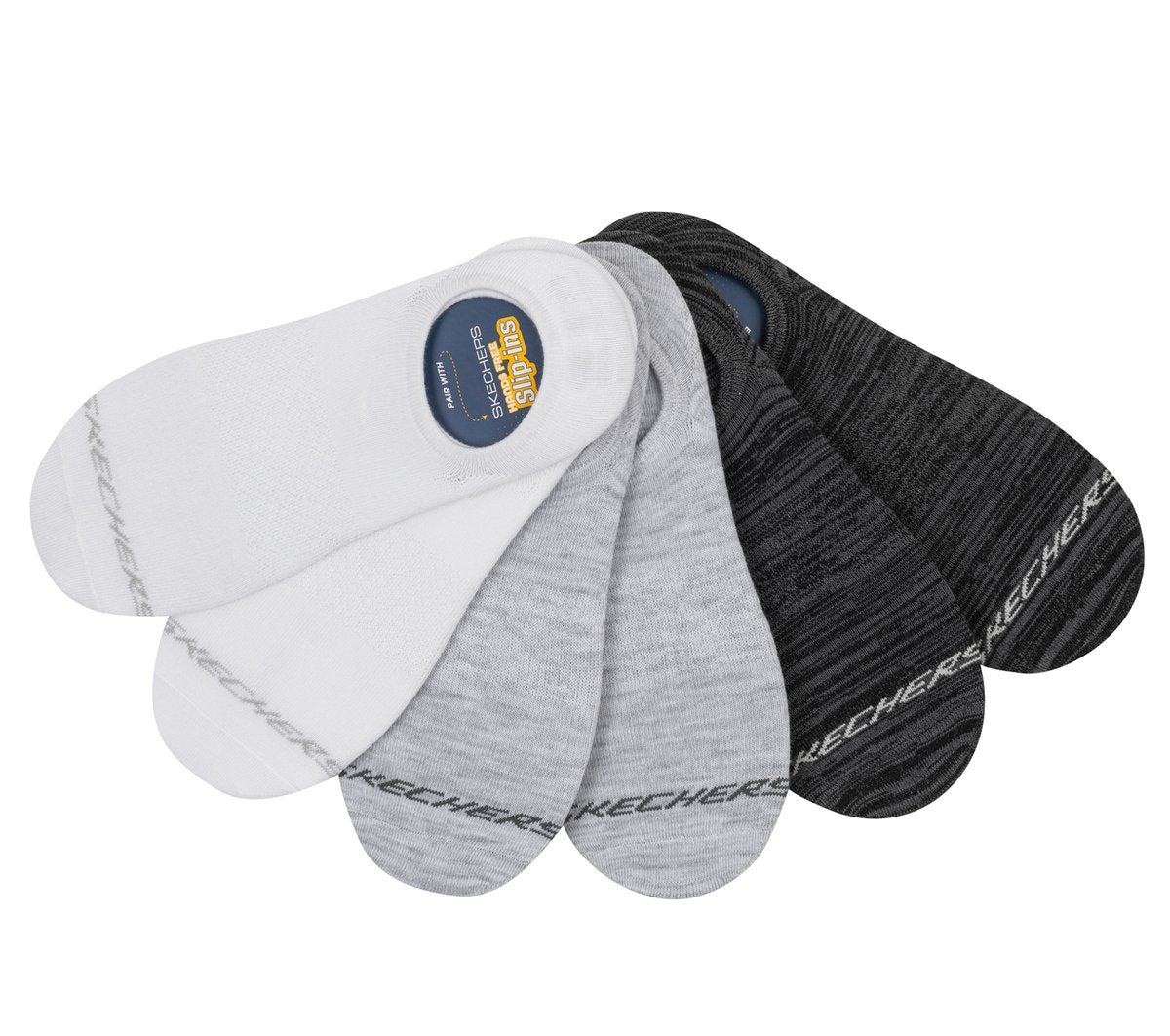 6 Pack Men's Sneaker Liner Socks Skechers sale