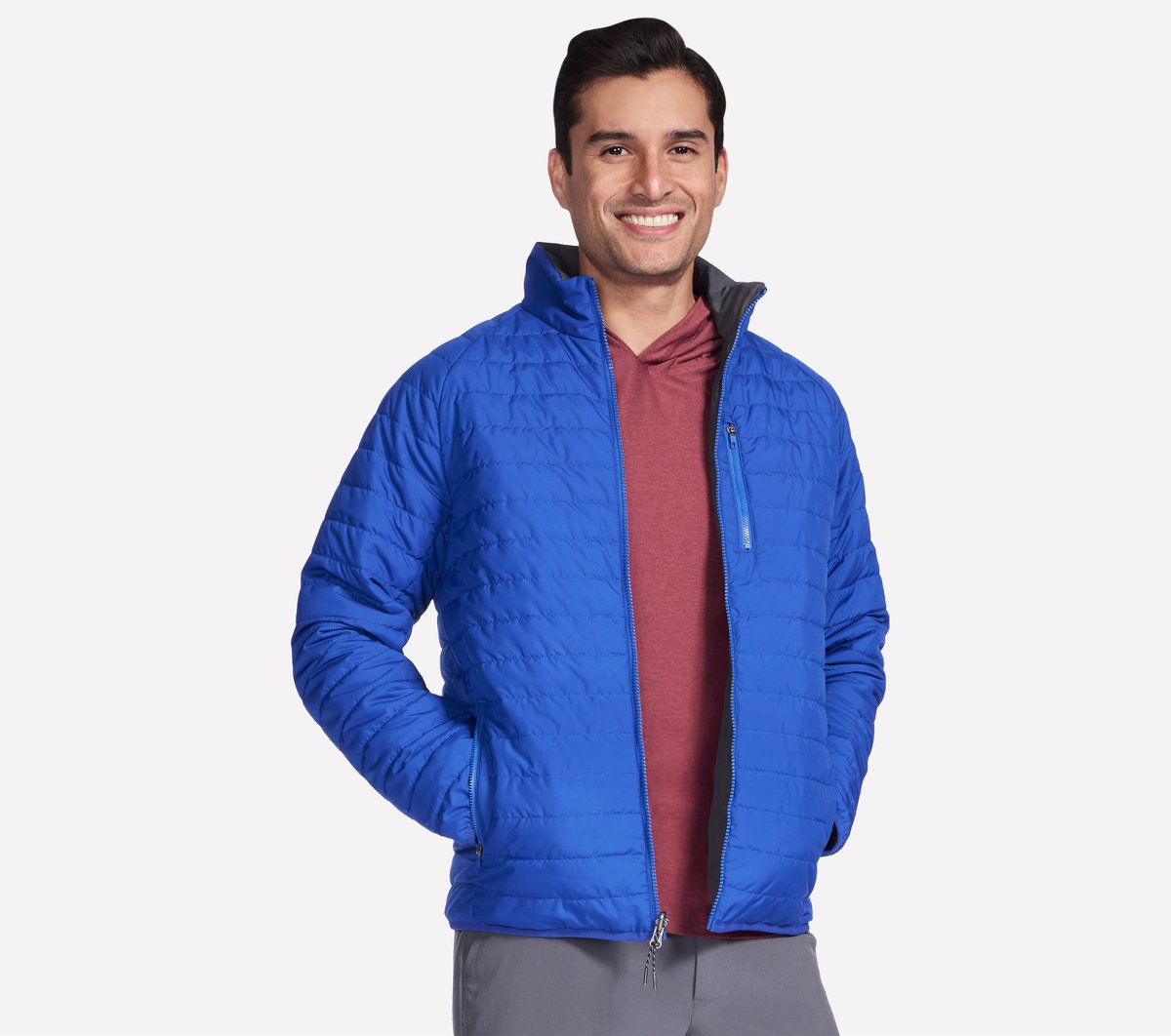 GO SHIELD Cozy Fit Altitude Reversible Jacket Skechers online