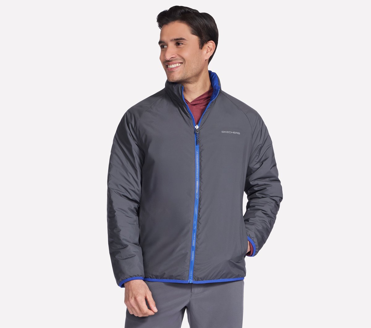 GO SHIELD Cozy Fit Altitude Reversible Jacket Skechers online