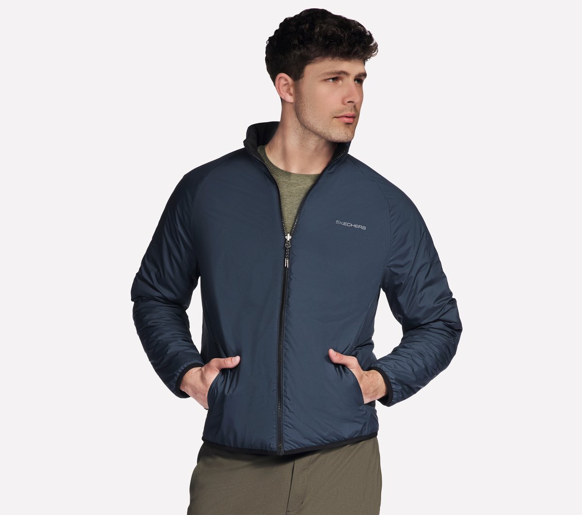GO SHIELD Cozy Fit Altitude Reversible Jacket Skechers US