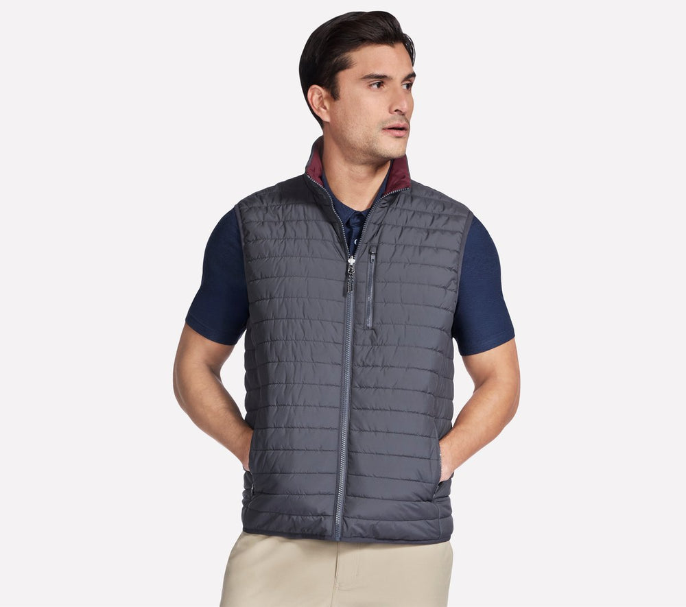 GO SHIELD Cozy Fit Altitude Reversible Vest Skechers discount