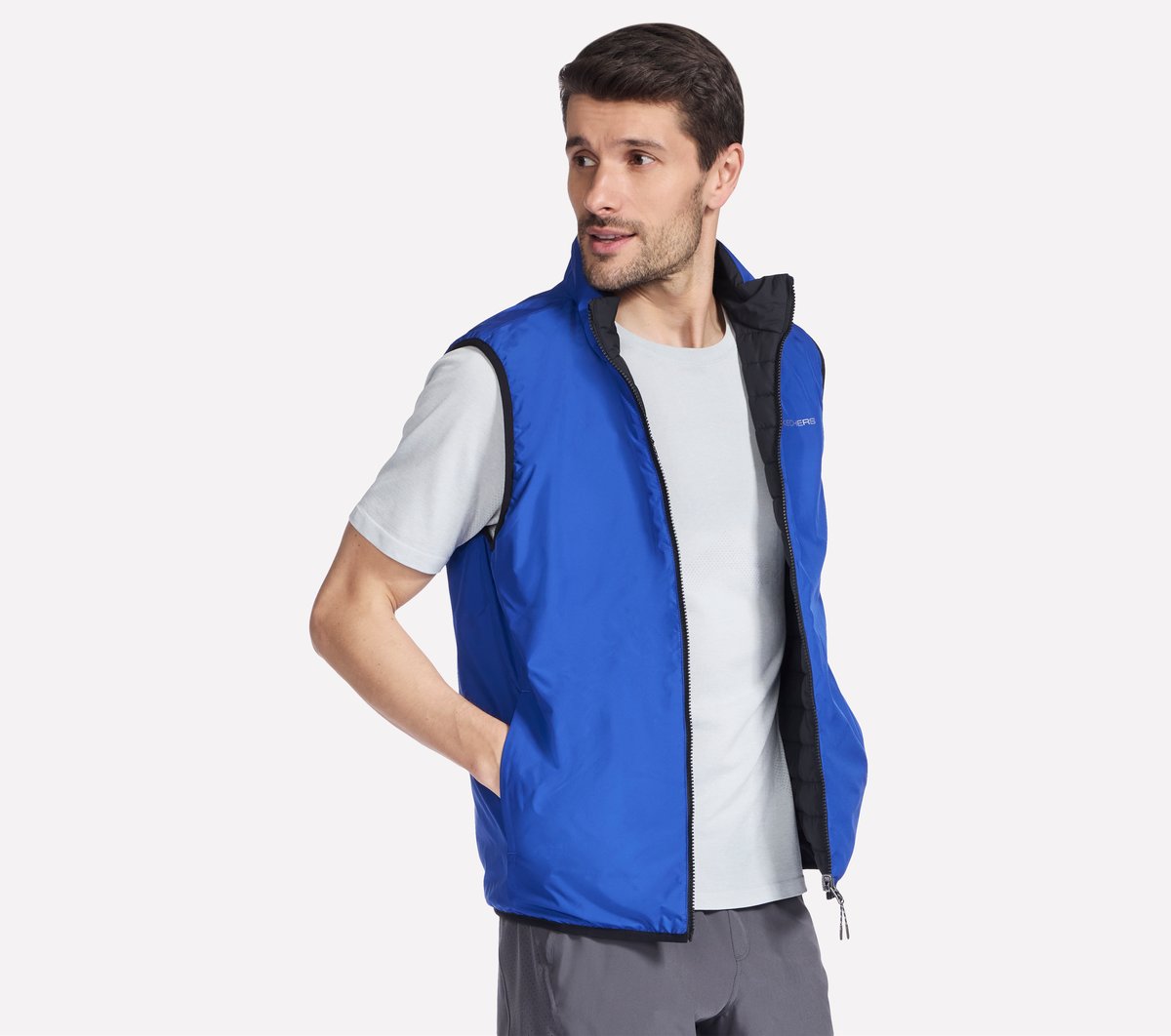 GO SHIELD Cozy Fit Altitude Reversible Vest Skechers for sale