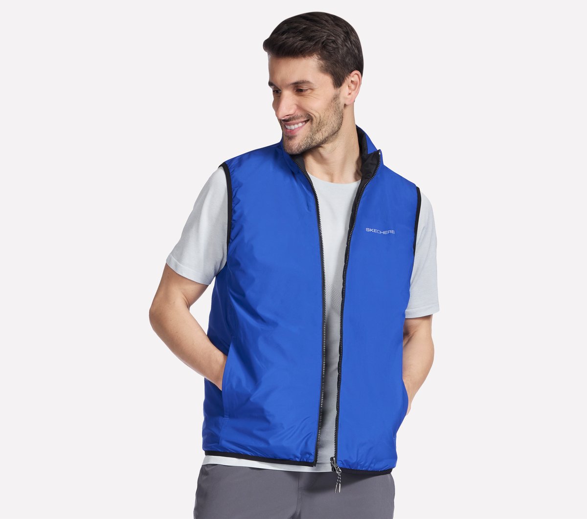 GO SHIELD Cozy Fit Altitude Reversible Vest Skechers for sale