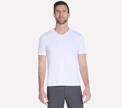 GO DRI Pima Short Sleeve V-Neck Skechers outlet