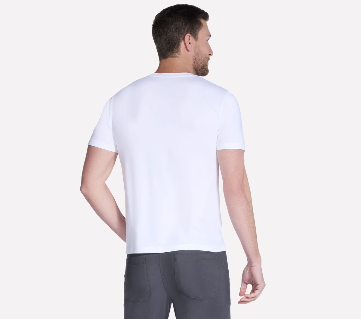 GO DRI Pima Short Sleeve V-Neck Skechers outlet