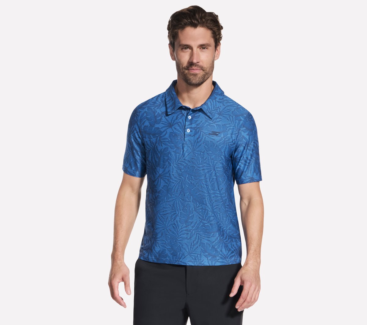 GO DRI All Day Printed Polo Skechers outlet