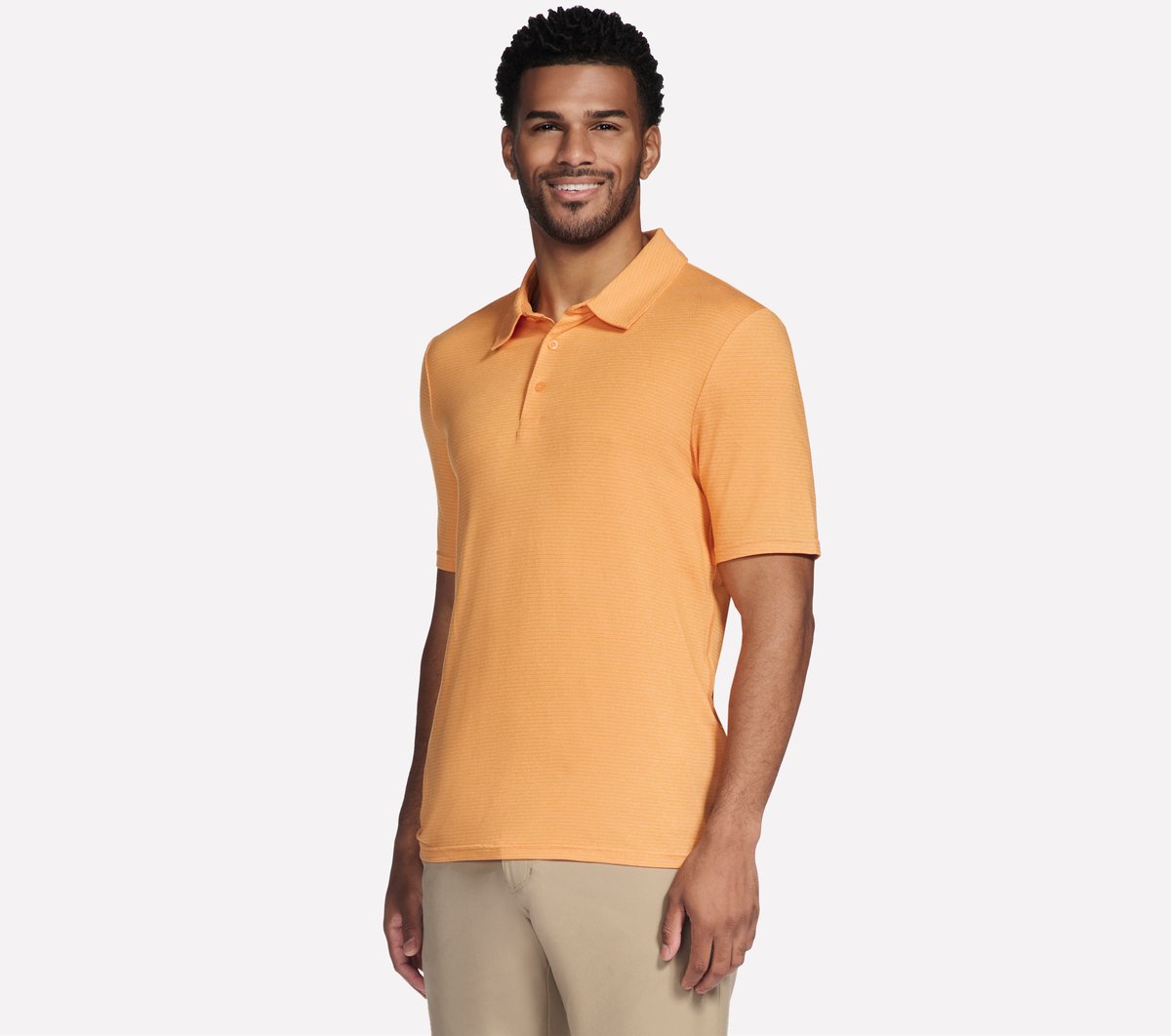 GO GOLF GO DRI All Day Stripe Polo Skechers US
