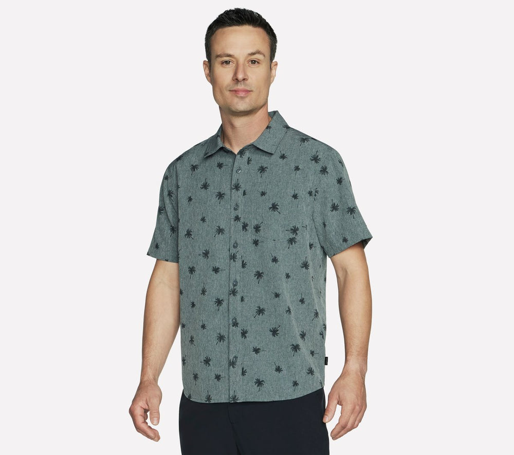 The GO WALK Air Printed Short Sleeve Shirt Skechers for sale