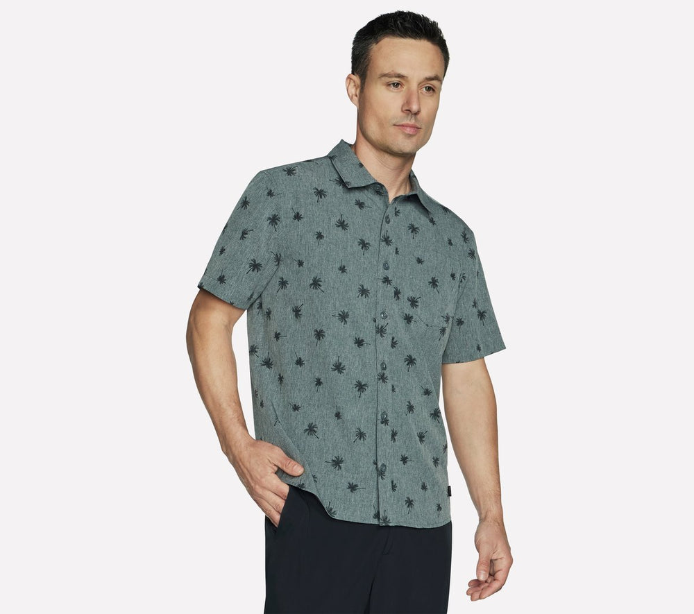 The GO WALK Air Printed Short Sleeve Shirt Skechers for sale