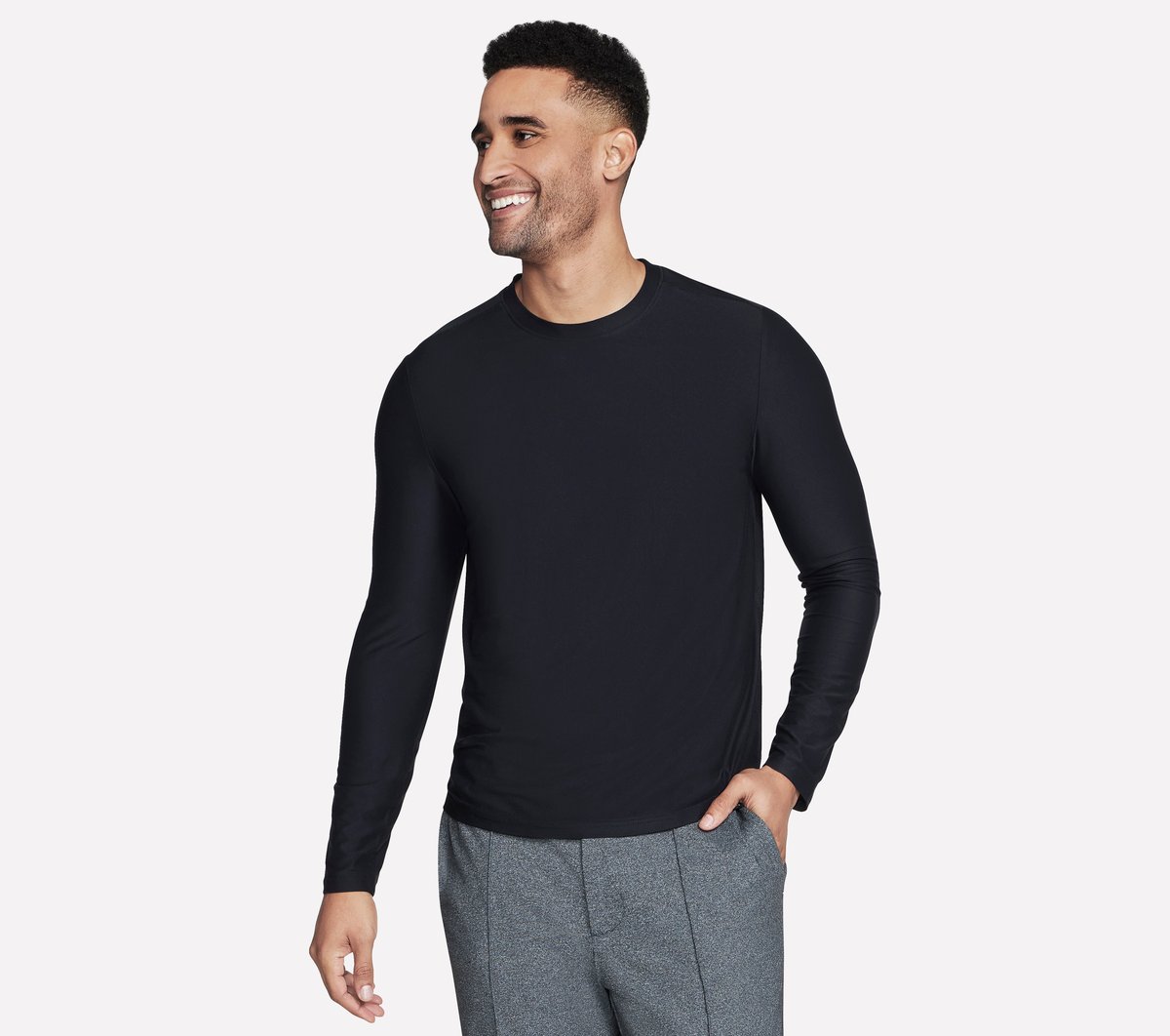 GO DRI All Day Long Sleeve Tee Skechers US