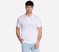 GO DRI Charge Palm Stripe Polo Skechers outlet