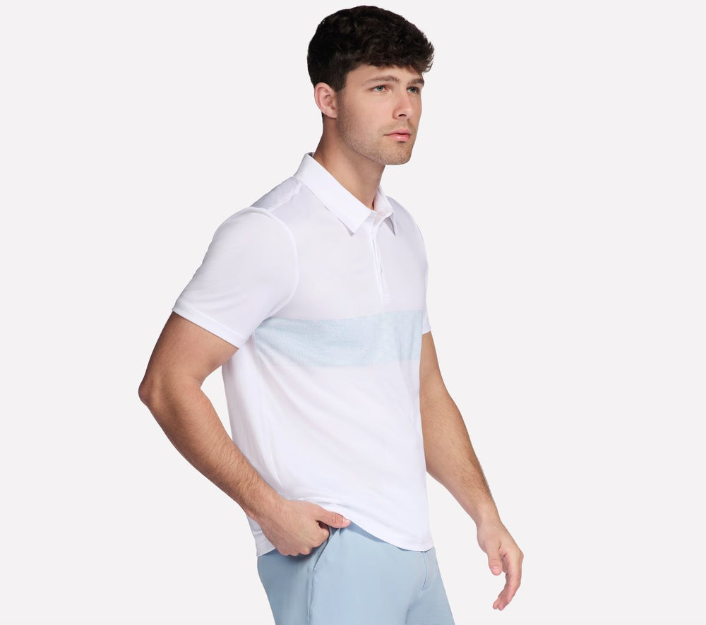 GO DRI Charge Palm Stripe Polo Skechers outlet