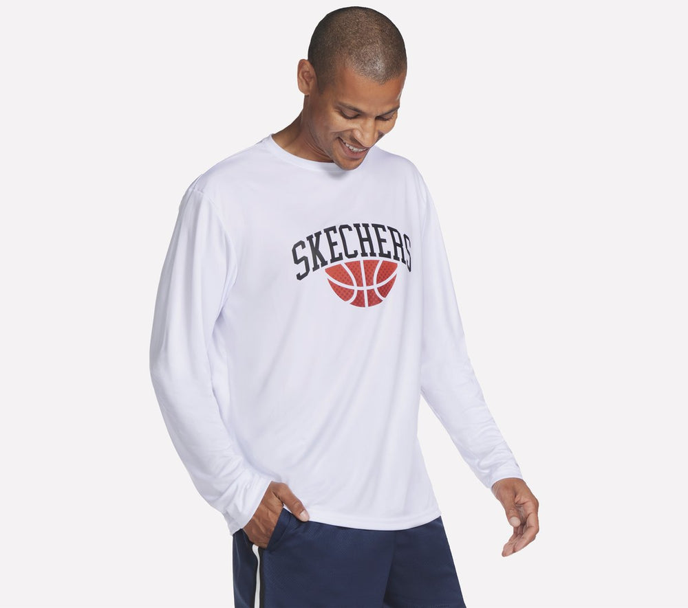 Hoops Long Sleeve Tee Skechers on sale