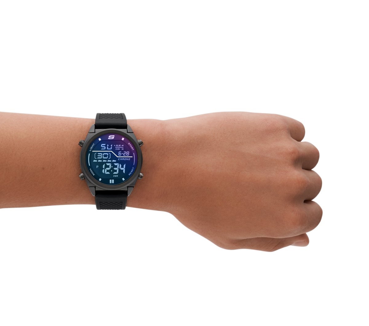 Accessories Blue Face Digital Watch Skechers outlet