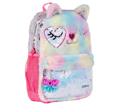 Twinkle Toes: Fur Cat Backpack Skechers discount