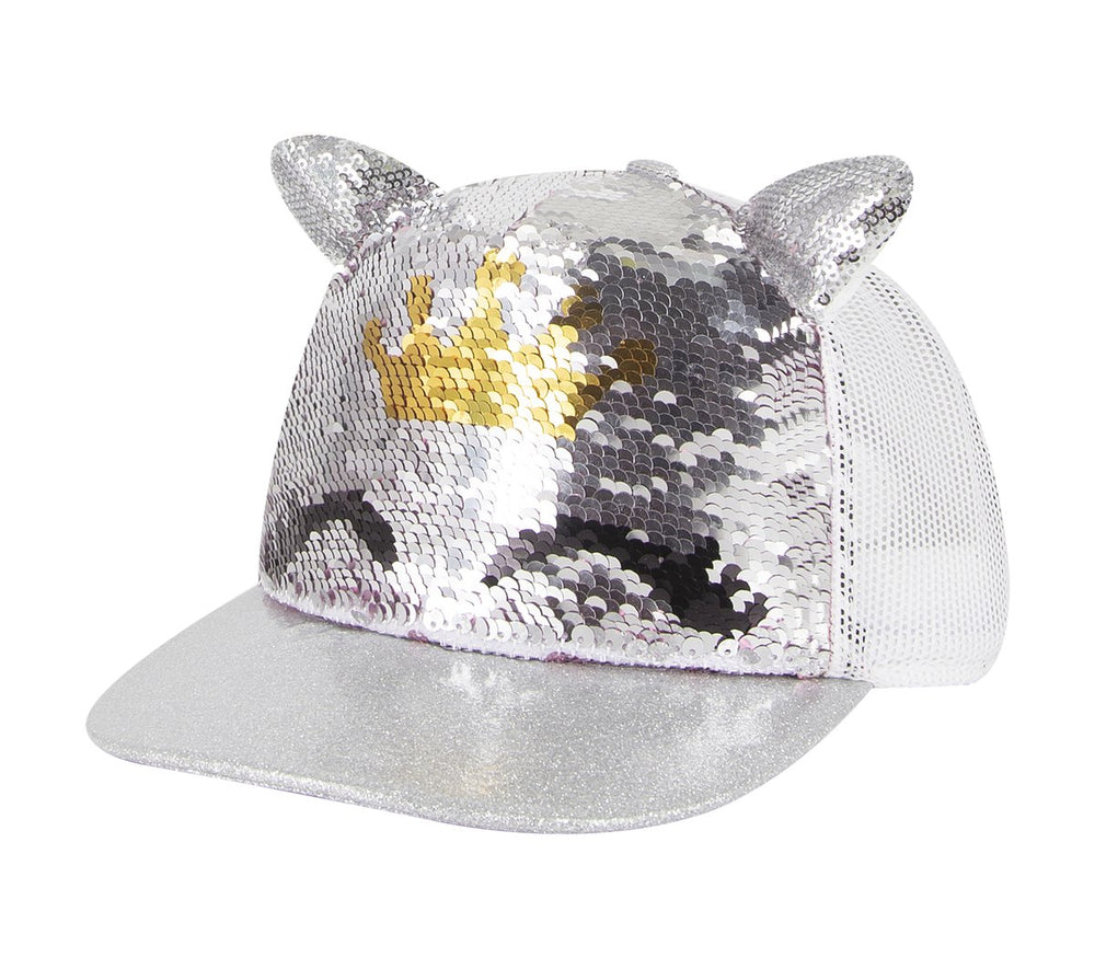 Caticorn Sequin Trucker Hat Skechers outlet