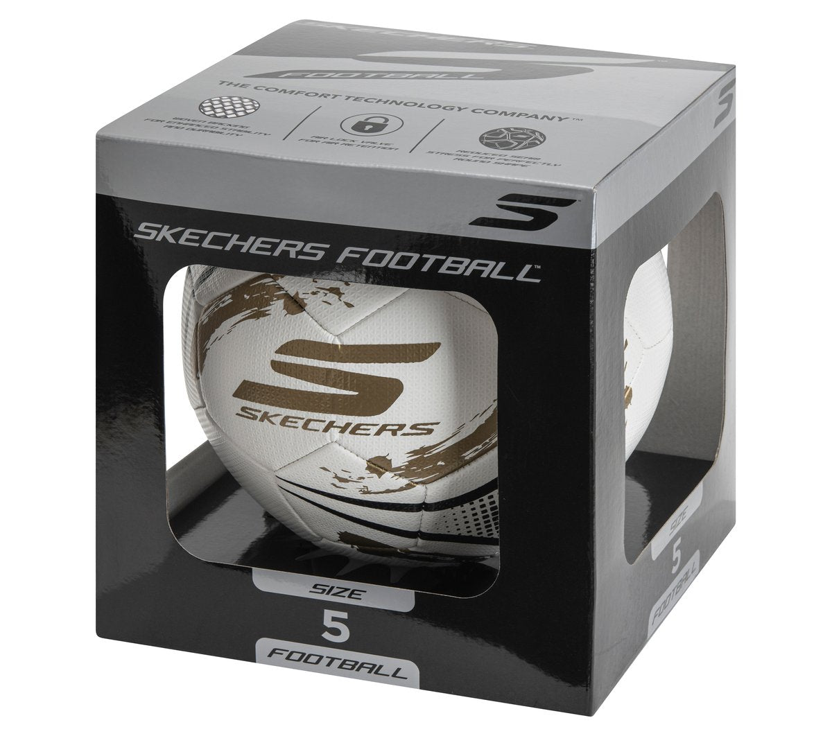 Hex Brushed Size 5 Soccer Ball Skechers sale