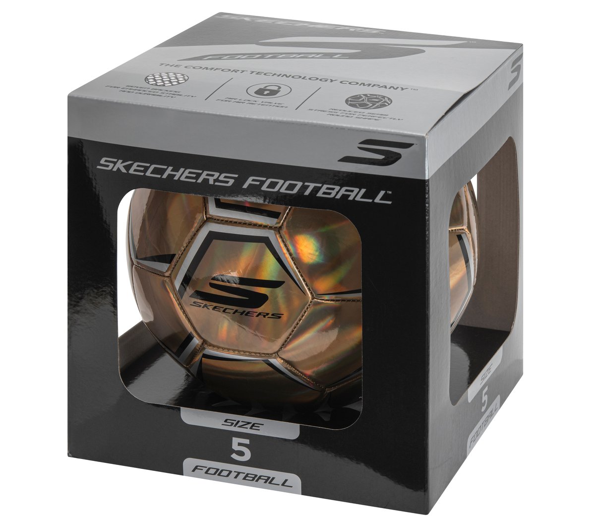 Hex Shadow Size 5 Soccer Ball Skechers on sale