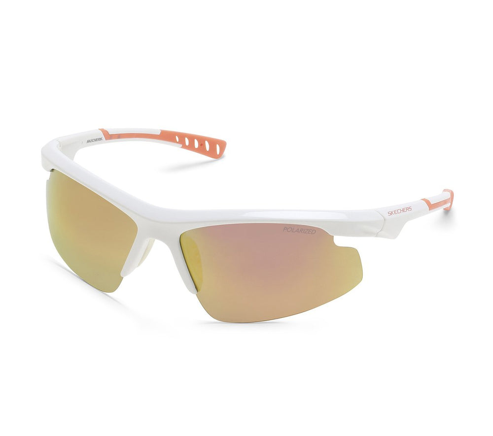 Semi-Rimless Sport Wrap Sunglasses Skechers outlet