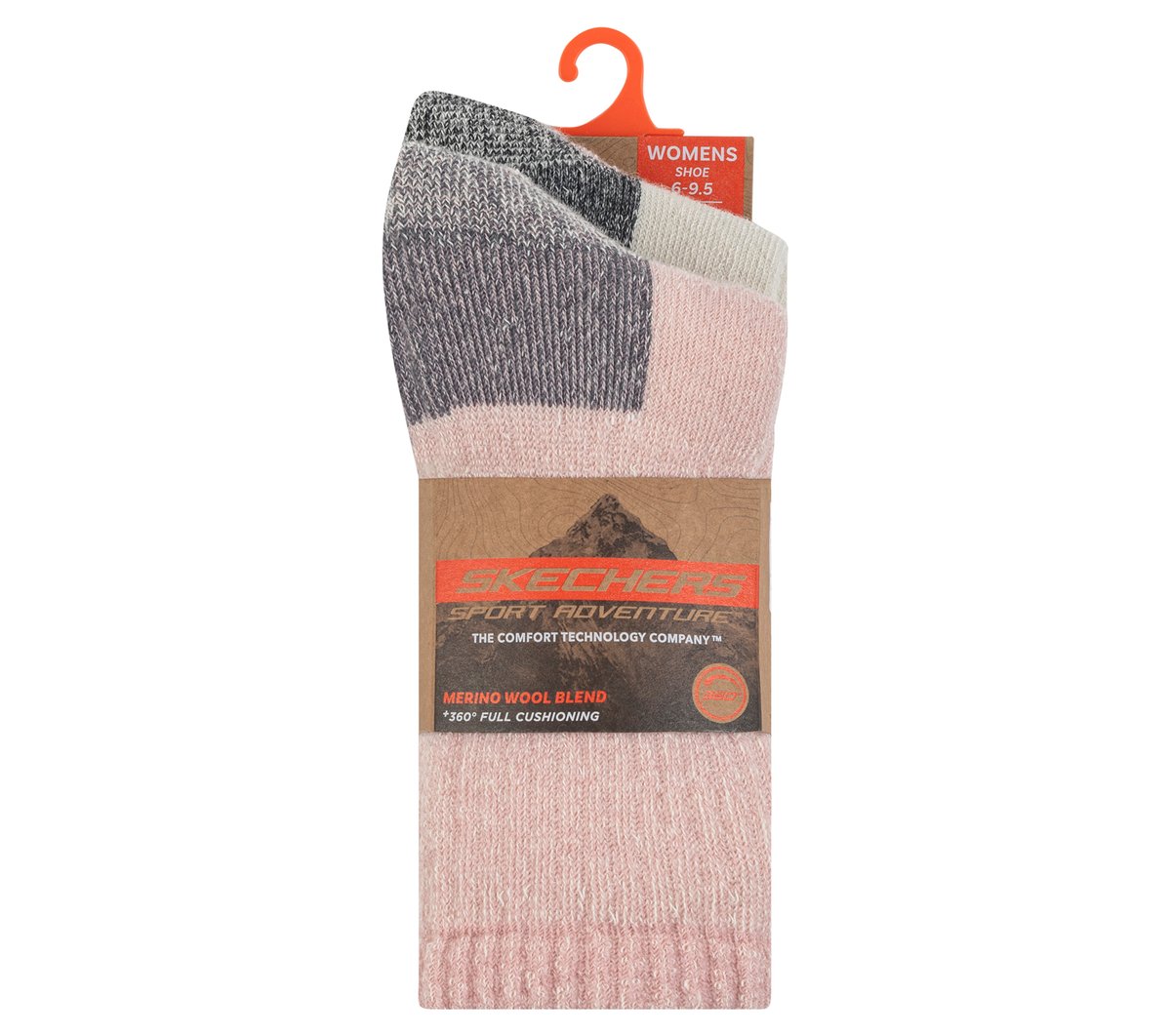 2 Pack Women's Crew Wool Socks Skechers on sale