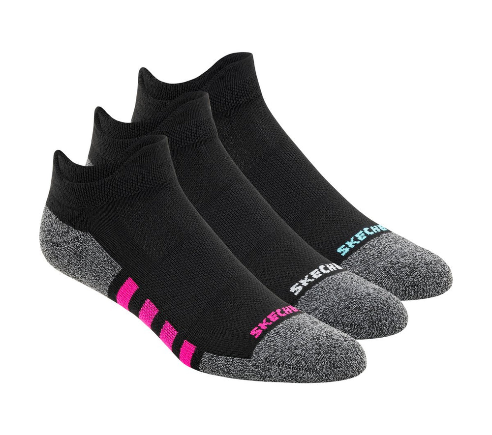 Work: Lowcut Heel Tab Socks - 3 Pack Skechers for sale