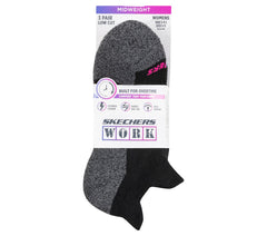 Work: Lowcut Heel Tab Socks - 3 Pack Skechers for sale