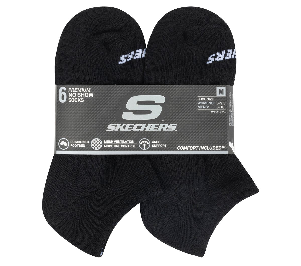 6 Pack Core Low Cut Medium Socks Skechers on sale